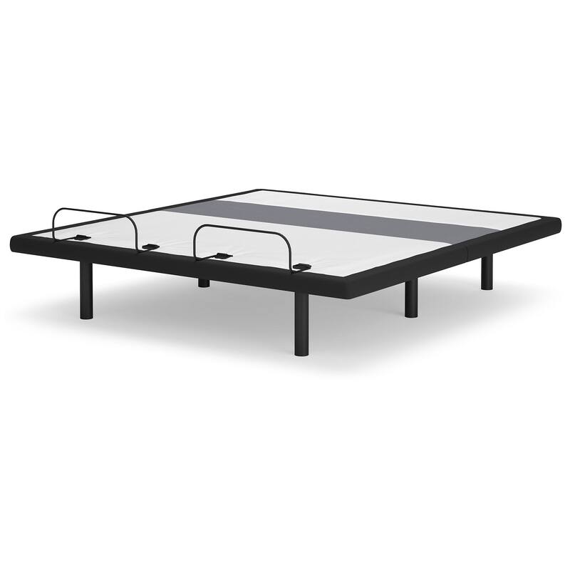Signature Design by Ashley Best Base with Lumbar and Audio Black Adjustable Base