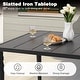 preview thumbnail 48 of 71, Nuu Garden Rattan Metal Patio Dining Set with Umbrella Hole, Zippered Cushions