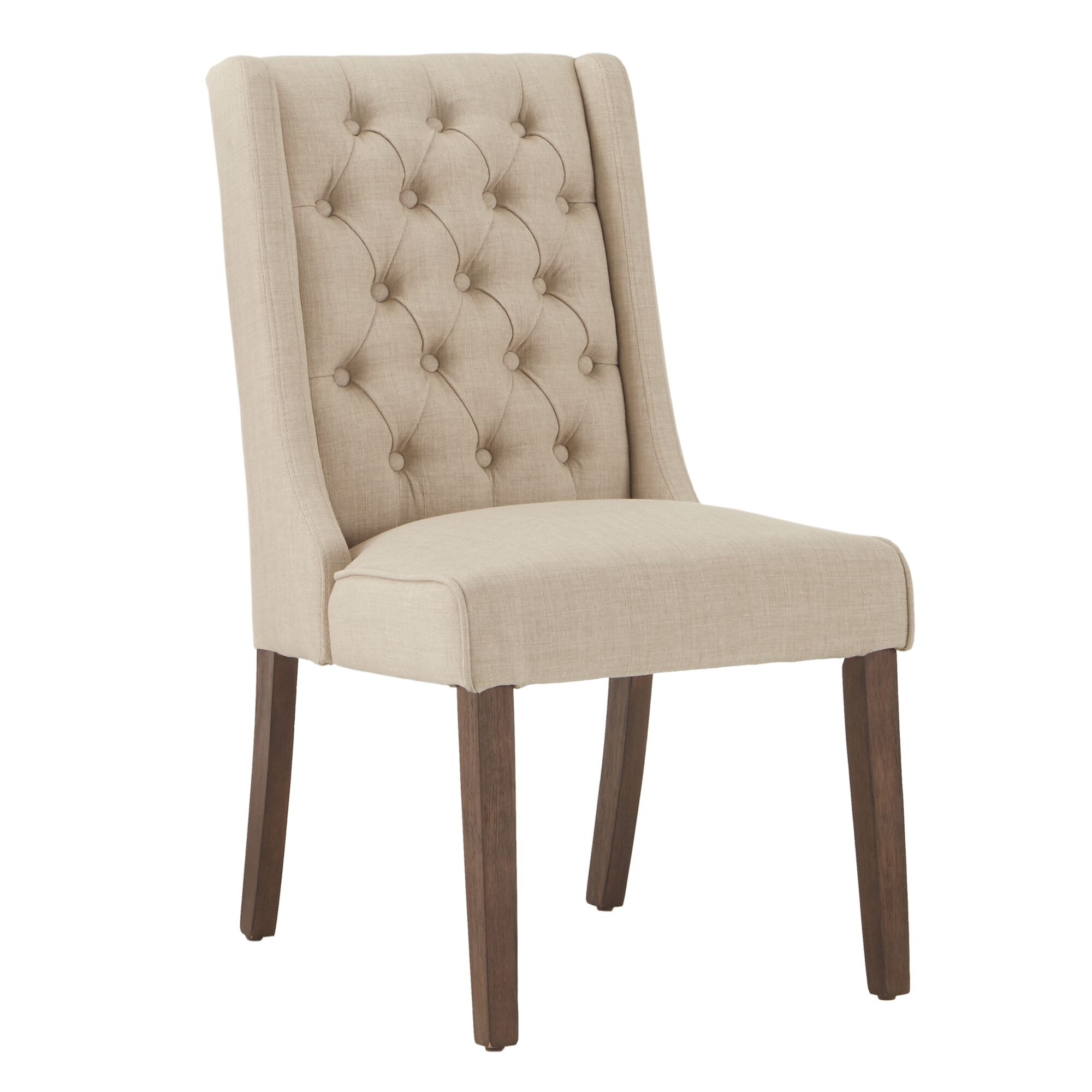 Evelin tufted upholstered parsons dining chair sale