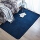 preview thumbnail 1 of 3, The Machine Washable Dorm Rug - Nightfall Navy Nightfall Navy - 5' x 8'