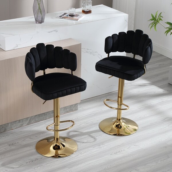 Scallop bar stool discount