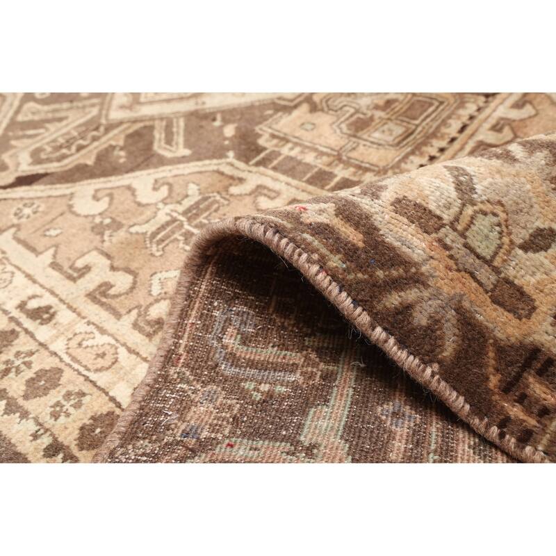 ECARPETGALLERY Hand-knotted Sarabi Brown Wool Rug - 7'5 x 10'10