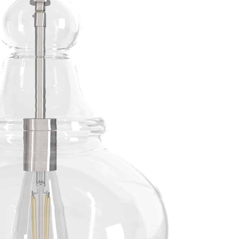 Hunter Maple Park 1 Light Pendant - Kitchen Island, Dining room, Entry - Modern Farmhouse, Transitional, Contemporary