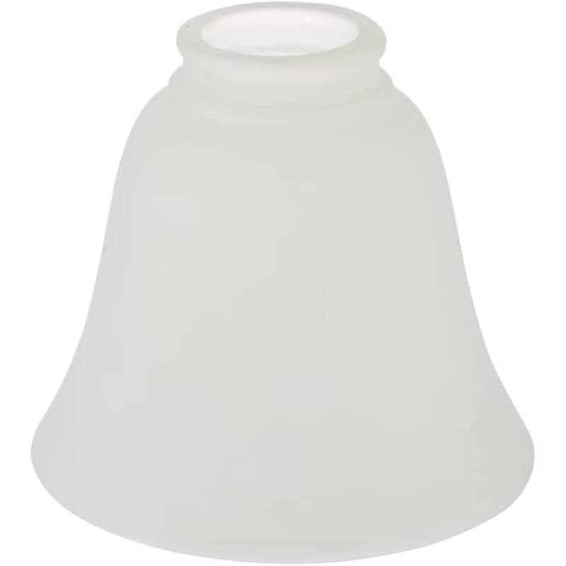 Aspen Creative Ceiling Fan Glass Shade. Frosted Finish. 5-3/8" Height x 4-3/4" Diameter. 2-1/8" Fitter Size