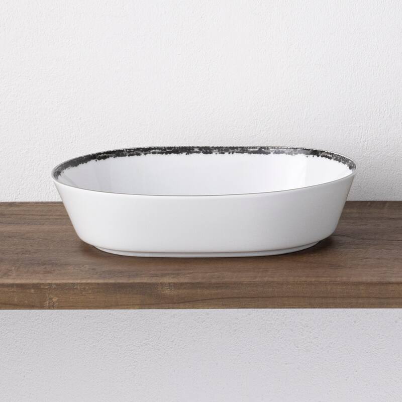 Noritake Rill Oval Vegetable Bowl, 9-3/4", 46 oz