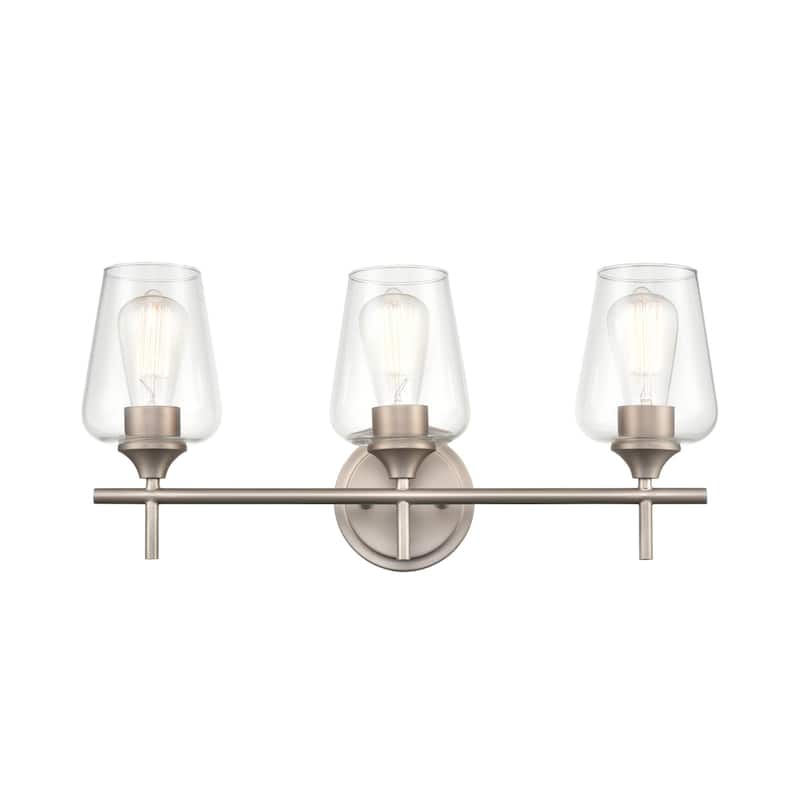Millennium Lighting Ashford Metal Bathroom 3 Light Vanity Fixture in Multiple Finishes