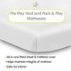 preview thumbnail 8 of 16, BreathableBaby All-in-One Fitted Sheet & Waterproof Cover for 39" x 27" Play Yard Mattress (2-Pack)