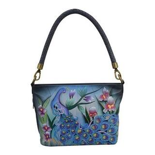 Anna By Chka Handbags Our Best Clothing Shoes Deals Anna By Chka Women S Hand Painted Shoulder Hobo 8328 Midnight Pea Grey Us One