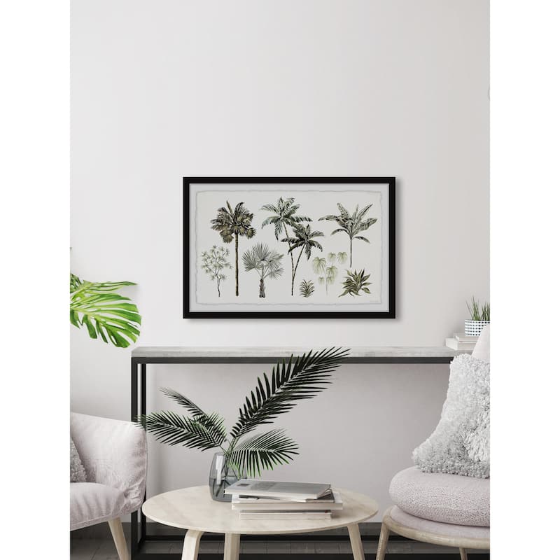 Tropical Palms Framed Print
