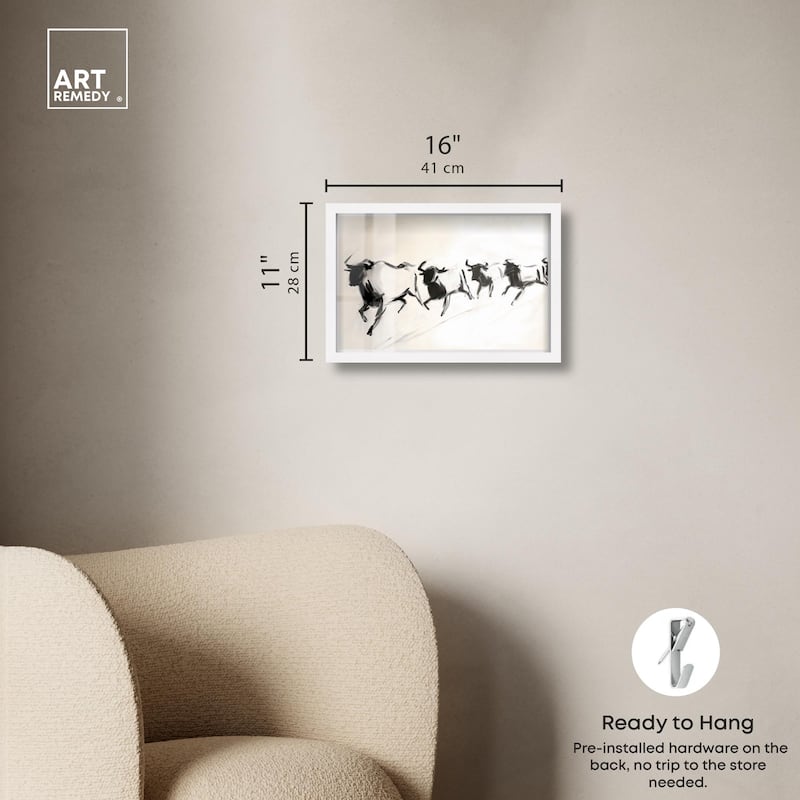 Bovine II Shadowbox by Art Remedy