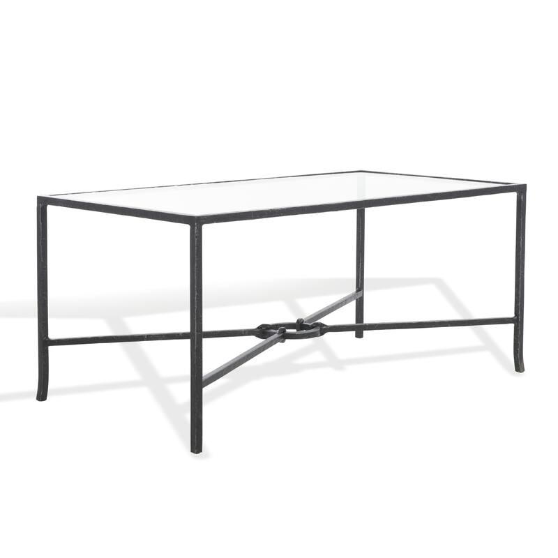 SAFAVIEH Couture Tauri Forged Metal Rectangle Coffee Table - 41"W x 23"D x 18"H
