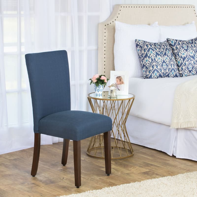 HomePop Parson Dining Chair - Blue Everly Oceanside - Single - Blue