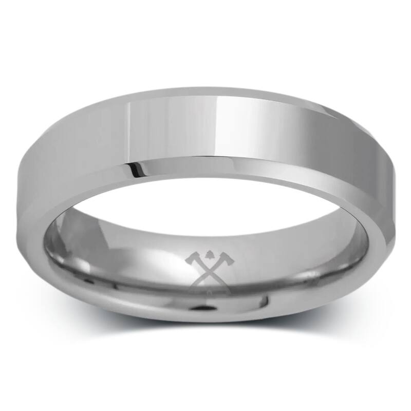Manly Bands THE SAVANT Tungsten 6mm Polished Band