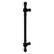 preview thumbnail 12 of 27, Allied Brass Retro Wave Collection 8 Inch Door Pull Matte Black