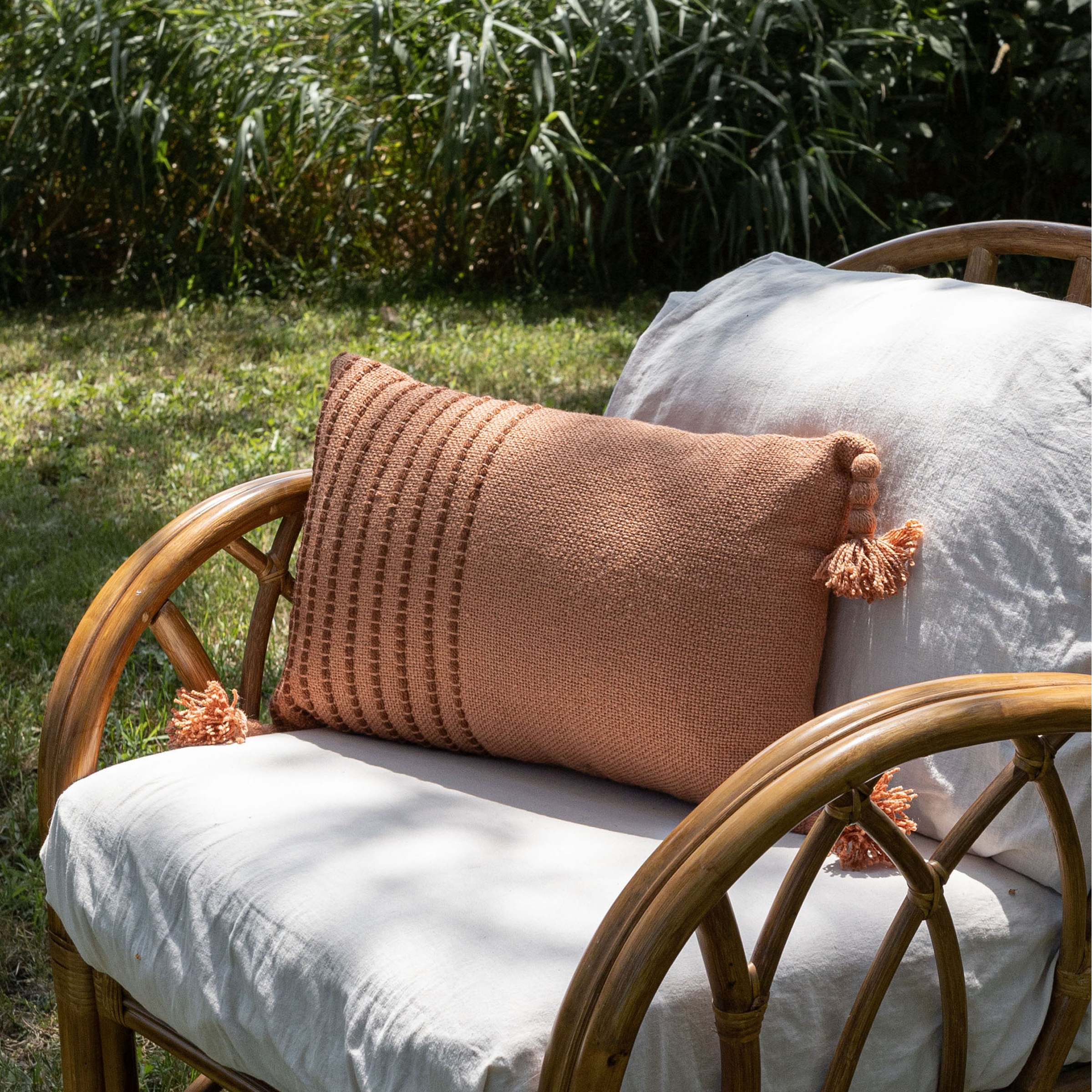 Tassel deals outdoor pillow