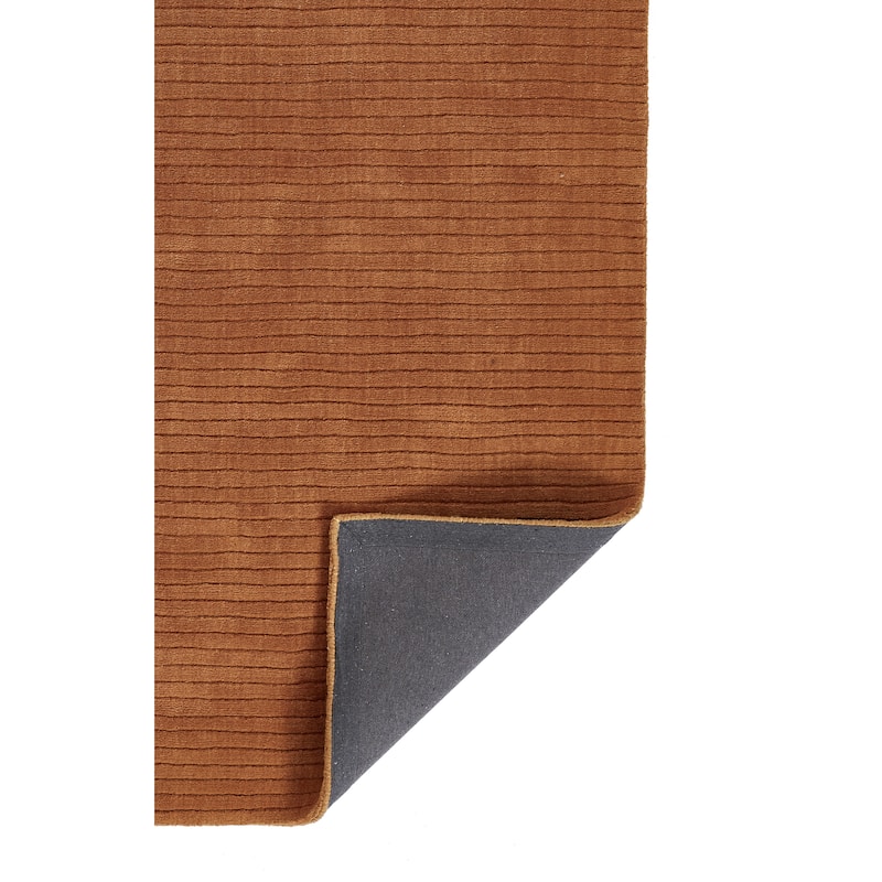 Momeni Asher Hand Loomed Wool Solid Color Area Rug