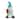 Alpine Corporation ZTY148-CC-TM 25" Tall Winter Home Gnome Color Changing LED Lights, Indoor/Outdoor Christmas Statue