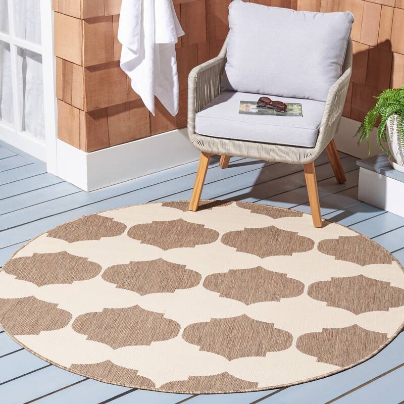 SAFAVIEH Courtyard Marilee Indoor/ Outdoor Waterproof Patio Backyard Rug
