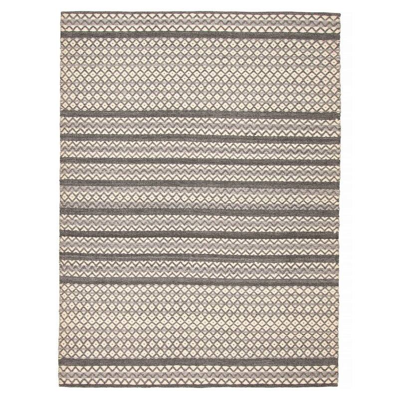 Sienna Grey Rug 5'5" x 7'5" - 5'5 x 7'5 - Dark Grey - 5'5 x 7'5
