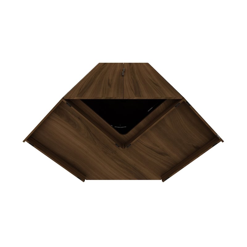 Manhattan Comfort Mulberry 2-Piece Wardrobe Closet