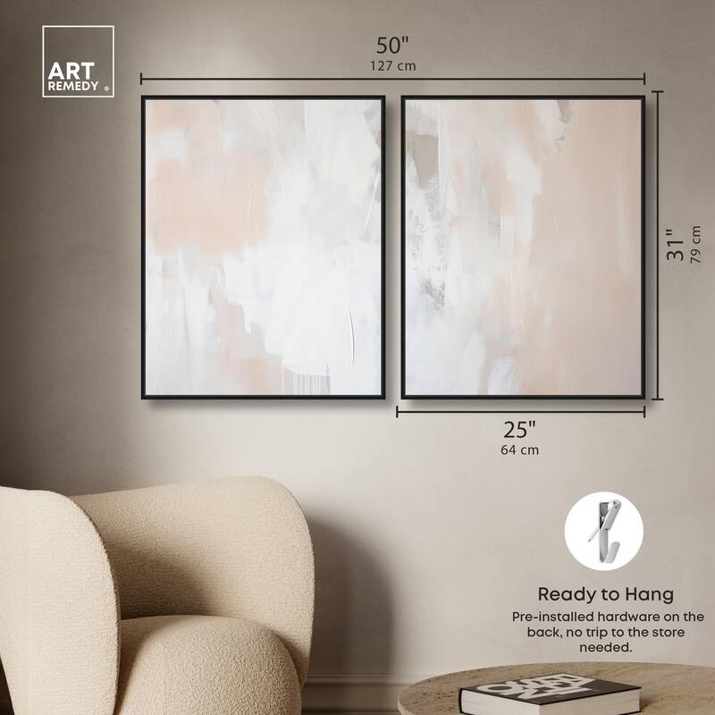 Opalescent Hues IV Canvas Set of 2 by Art Remedy