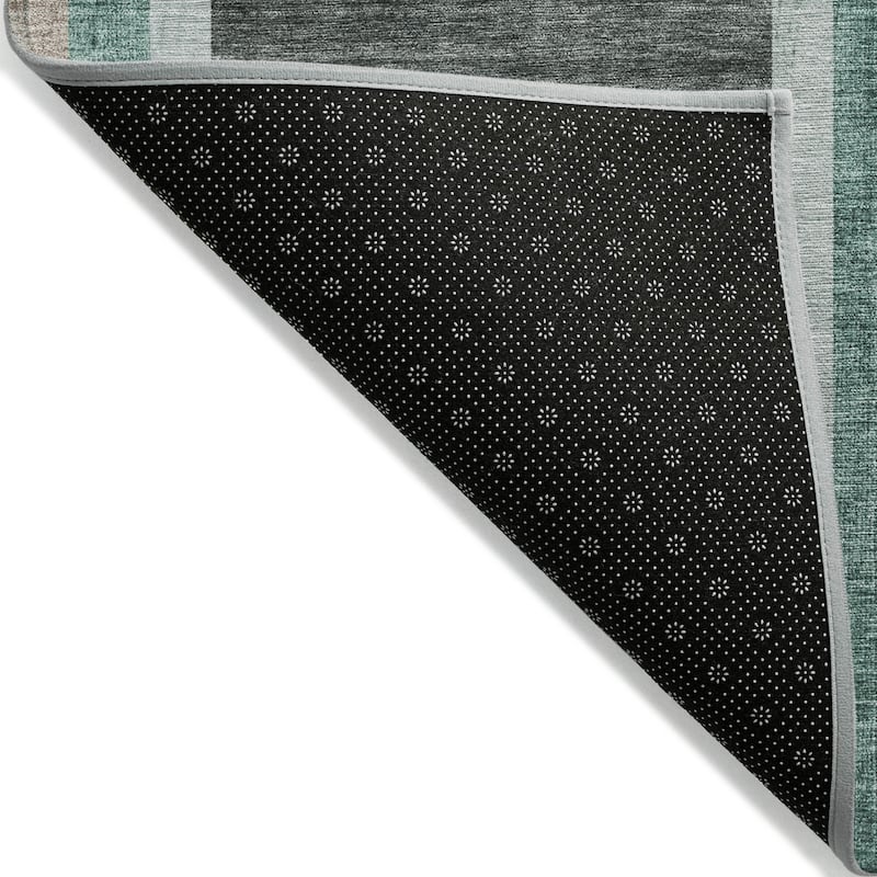 Machine Washable Indoor/ Outdoor Chantille Mid Century Modern Rug