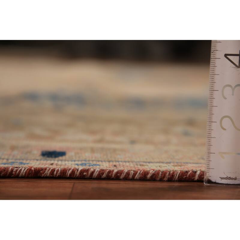 Orange Mashad Persian Area Rug Hand-Knotted Wool Carpet - 9'5"x 12'5"
