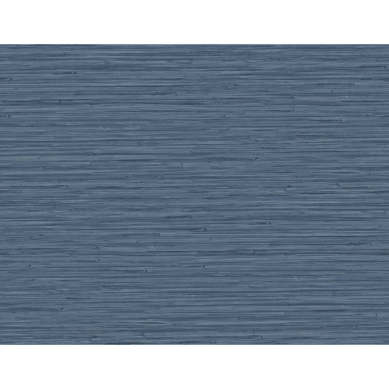 A-Street Prints Rushmore Blue Faux Grasscloth Wallpaper