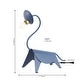 preview thumbnail 8 of 6, Alexia 16" Modern Industrial Iron Brachiosaurus LED Kids' Lamp, Blue by JONATHAN Y