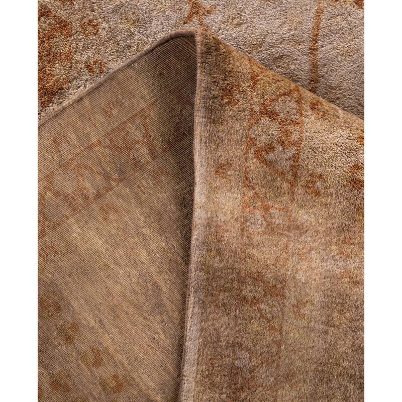 Overdyed One-of-a-Kind Hand-Knotted Area Rug - Beige - 6' 4" x 8' 9"