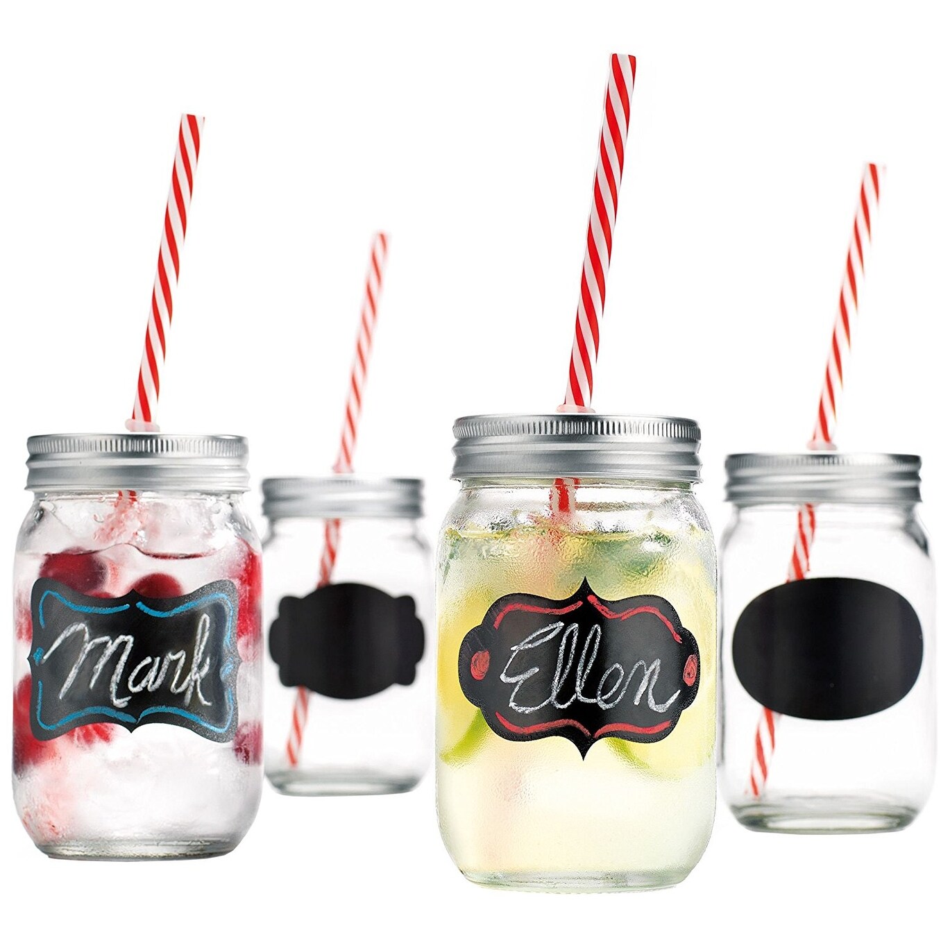Shop Palais Mason Jar Tumbler Mug With Stainless Steel Lid And