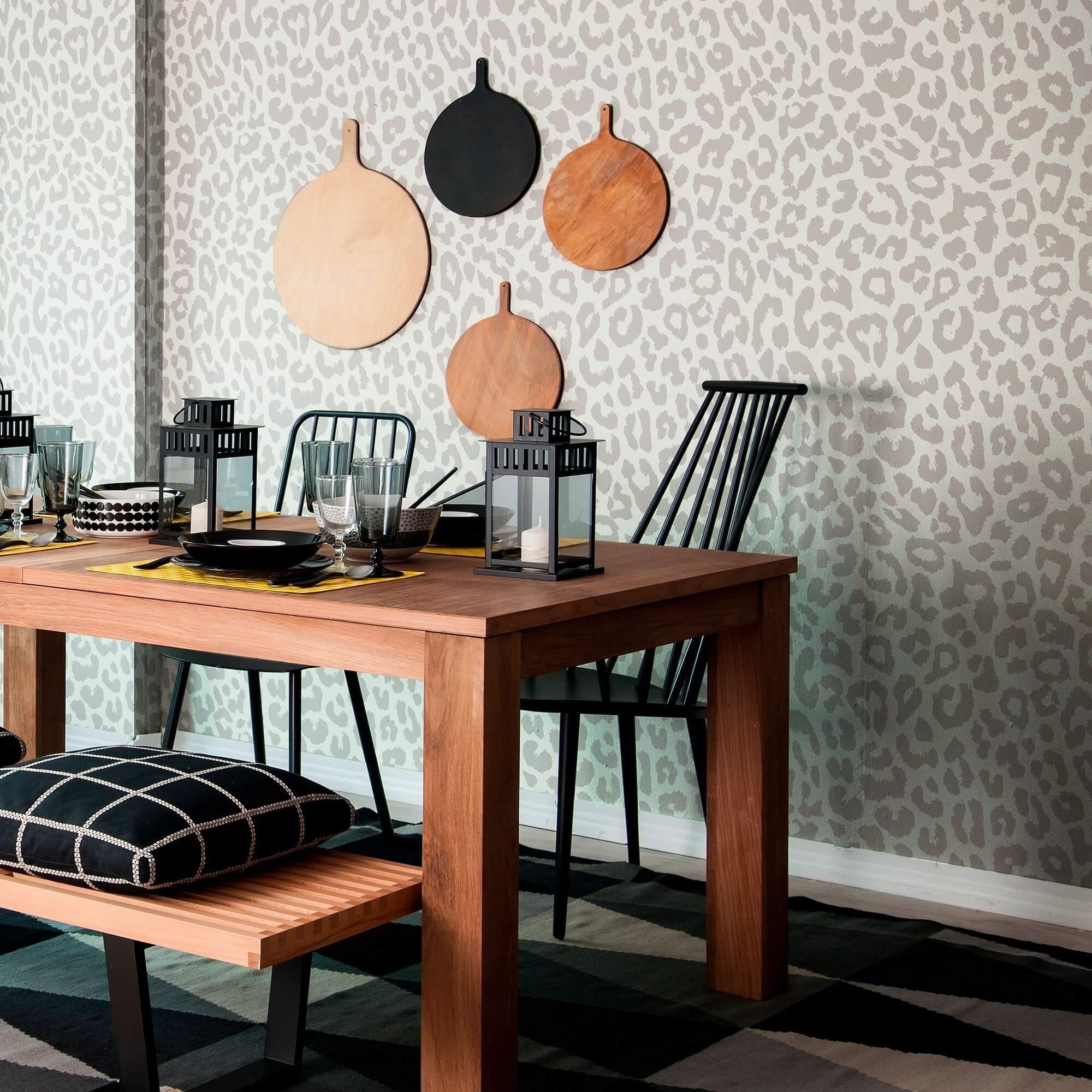 Leopard Print Peel And Stick Removable Wallpaper