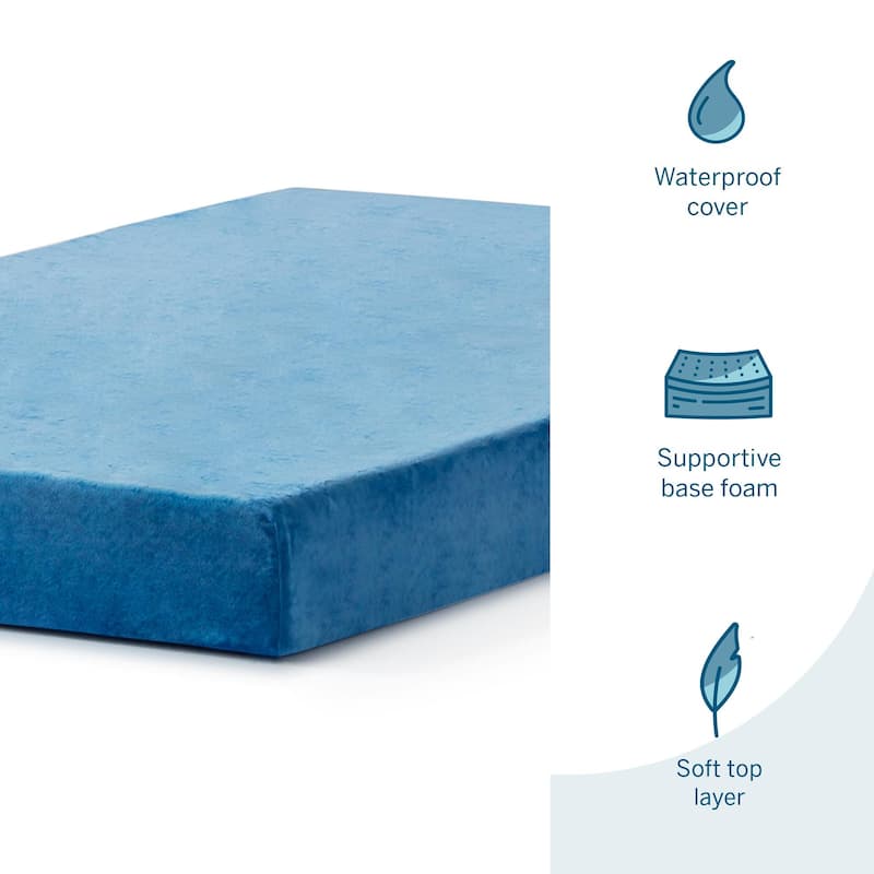 6-inch Waterproof Gel Memory Foam Youth Mattress