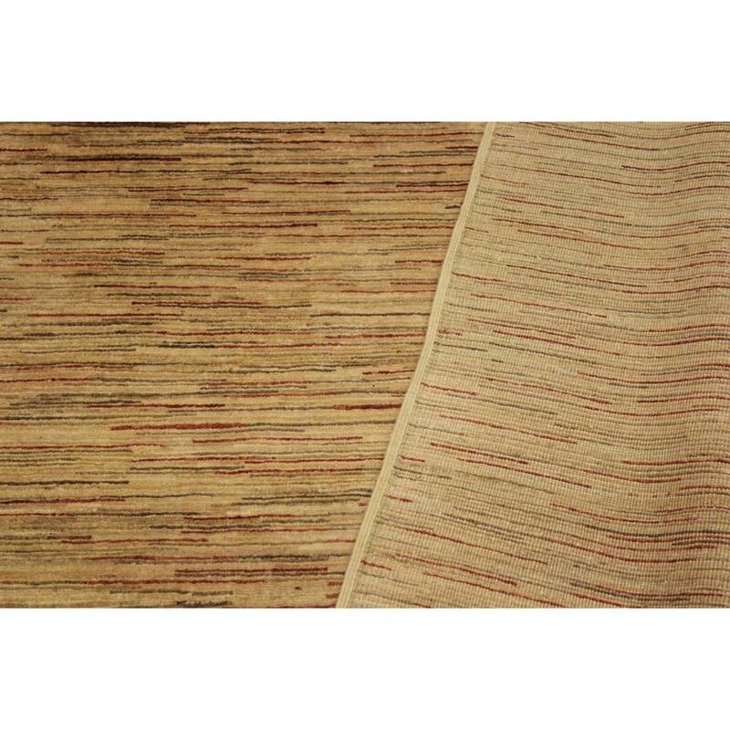 Boho Earthline Gabbeh Hand Knotted Wool Area Rug