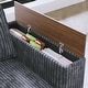 preview thumbnail 12 of 34, GDFStudio - Jackson Oversized L-Shaped Corduroy Corner Couch with Armrest Storage