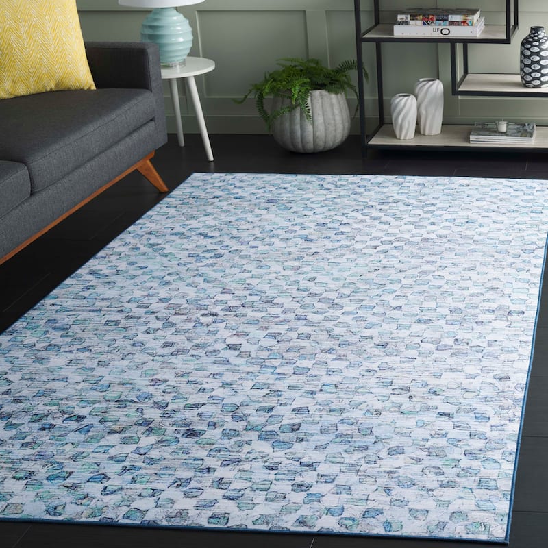 SAFAVIEH Tacoma Dzheni Machine Washable Slip Resistant Modern Rug