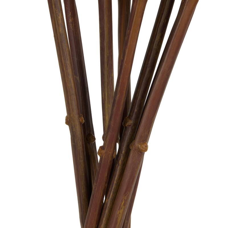 Pink Faux Foliage Tall Hydrangea Artificial Flower Stem (Set of 8)