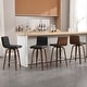 preview thumbnail 55 of 198, 26"/29" Faux Leather Swivel Bar/Counter Stools, Set of 2/3