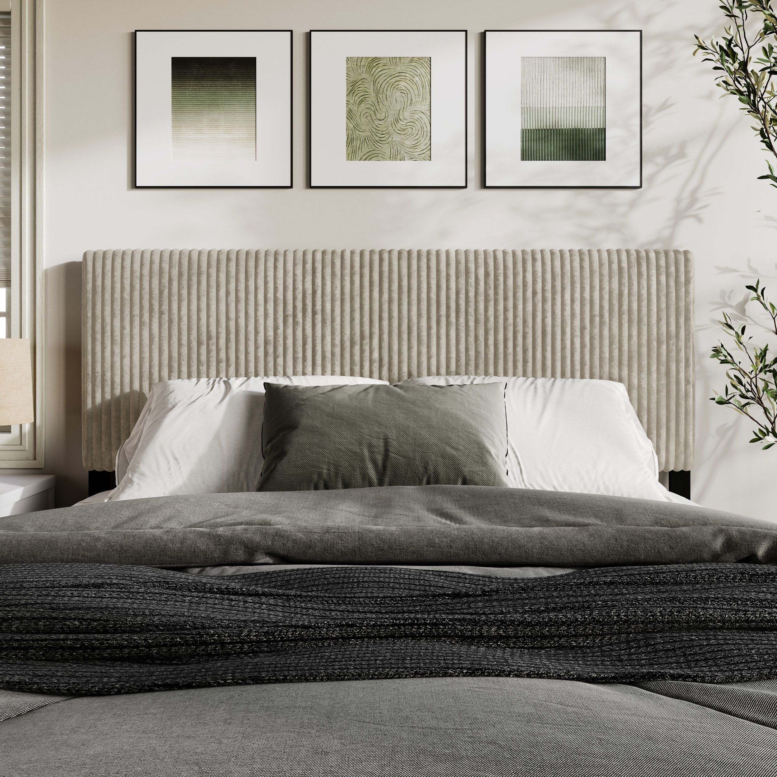 Clayfell Romney Upholstered Headboard