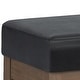 preview thumbnail 23 of 46, WYNDENHALL Madison 44 inch Wide Contemporary Rectangle Ottoman Bench