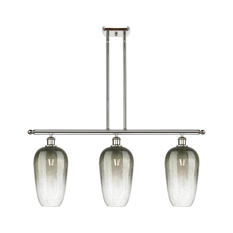 Innovations Lighting Endless Possibilities Ballston - Brookhaven Flute - 3 Light 36" Stem Hung Island Light