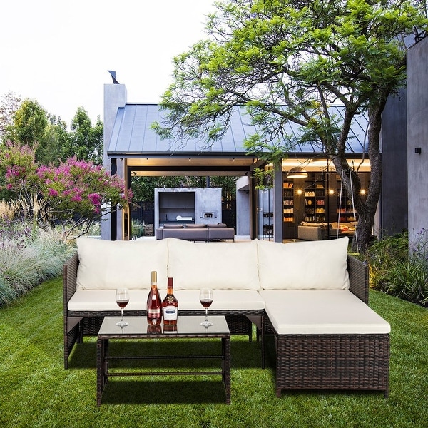 Rattan double sofa sales