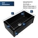 preview thumbnail 7 of 20, Karran FCP33SB 33" Single Bowl Panel Front Farmhouse Fireclay Kitchen Sink with Reversible Apron Front