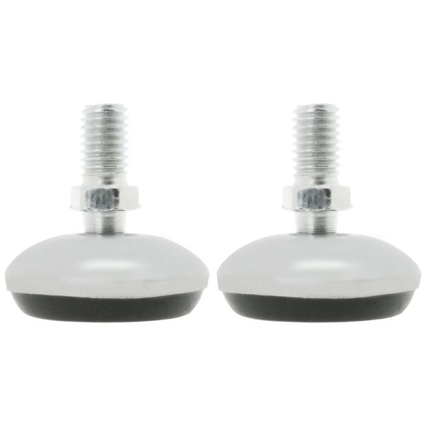 M8 x 13 x 33mm Leveling Feet Adjustable Leveler Floor Protector for House Furniture Desk Table Chair Leg 2pcs