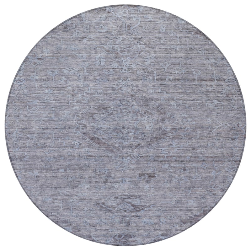 HomeRoots Floral Traditional Rectangle Outdoor Rug