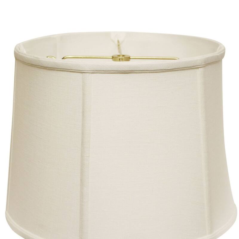Drum Softback Lampshade with Washer Fitter, White