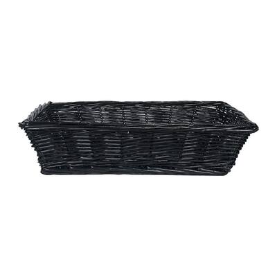 Black Rectangular Basket