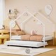 preview thumbnail 5 of 81, Metal house bed with trundle