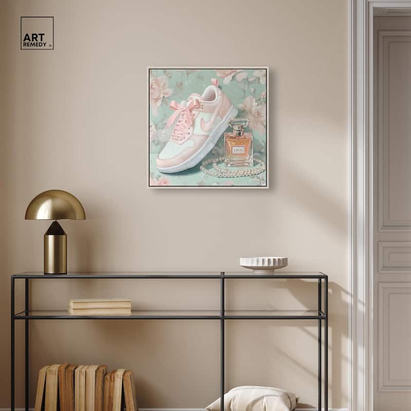 Petite and Cute Sneaker Canvas by Art Remedy