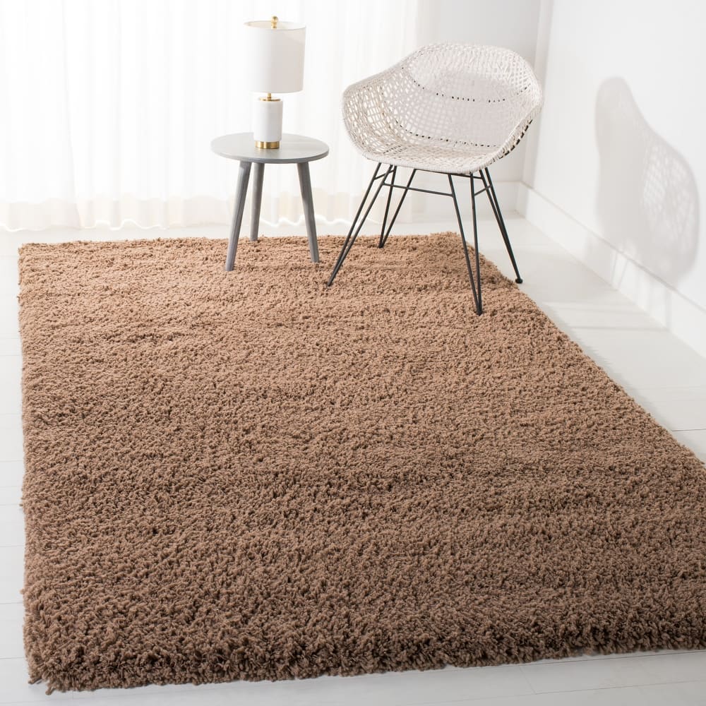 SAFAVIEH Handmade Eryn Ultra Classic Shag Solid Rug